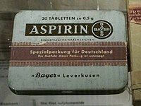 D-BW-Heidelberg - Deutsches Apothekenmuseum - Aspirin 1.JPG