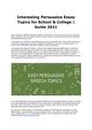 Interesting Persuasive Essay Topics for School & College Guide 2021 (1).pdf